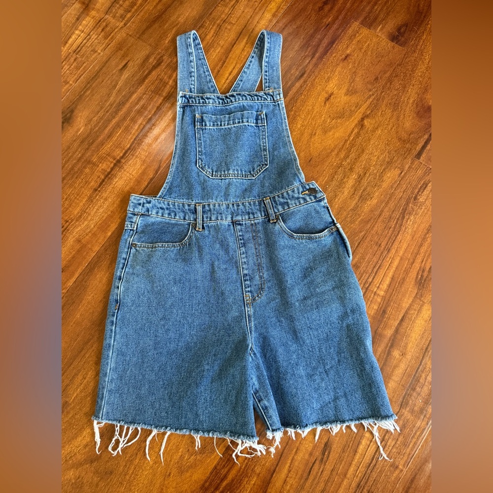 Forever 21 Blue Denim Overalls
